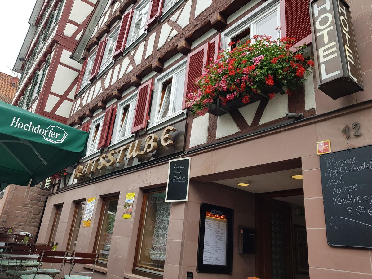 Hotel-Restaurant Ratsstube Calw Exterior foto